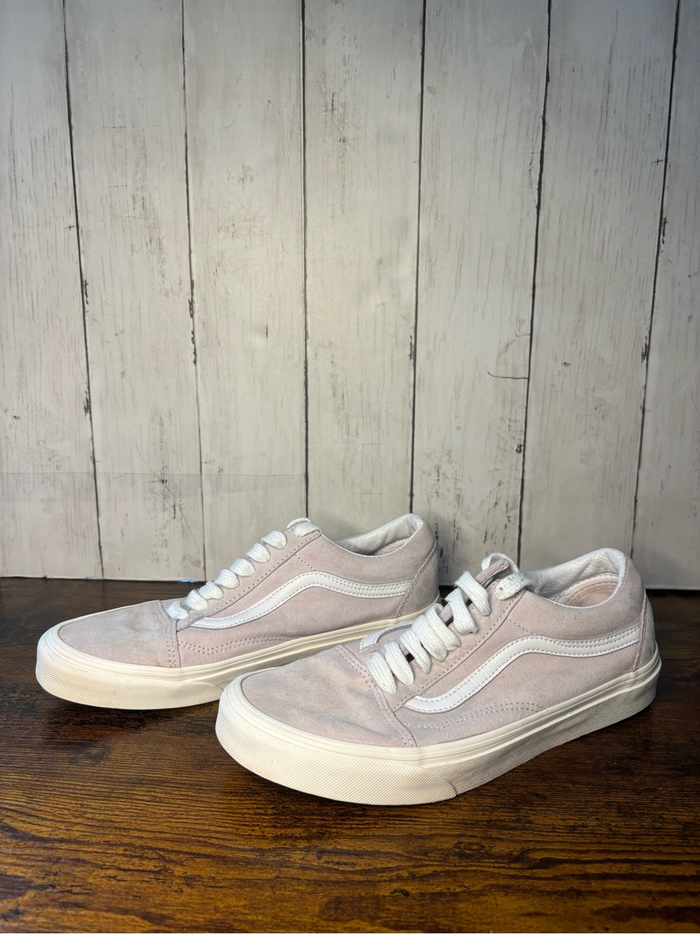 Vans HEIQ Eco Dry Sneakers in Pale Pink and White